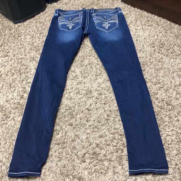 SOLD EUC Rock Revival Axteen Skinny Jean size 29 - Picture 4 of 8